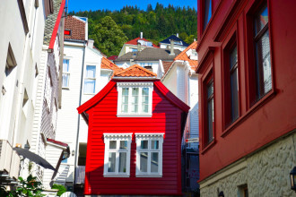 Bergen around town, August 2019